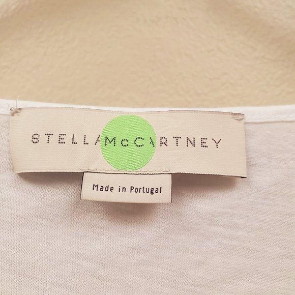 Stella McCartney Women's Floral Print Short Sleeve Tee Shirt Size 42 - Picture 5 of 10